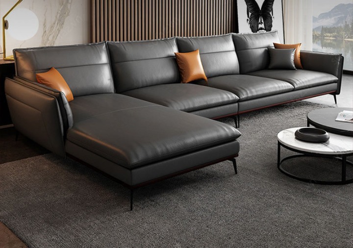 SOFA CHỮ L DA NHẬP KHẨU SFL-10