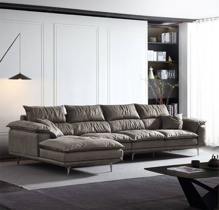 SOFA CHỮ L DA NHẬP KHẨU SFL-8