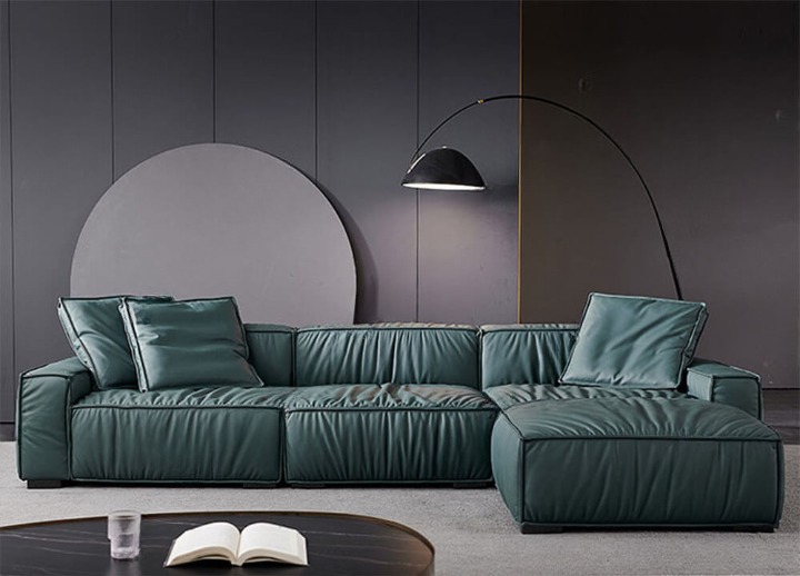 SOFA CHỮ L DA NHẬP KHẨU SFL-9